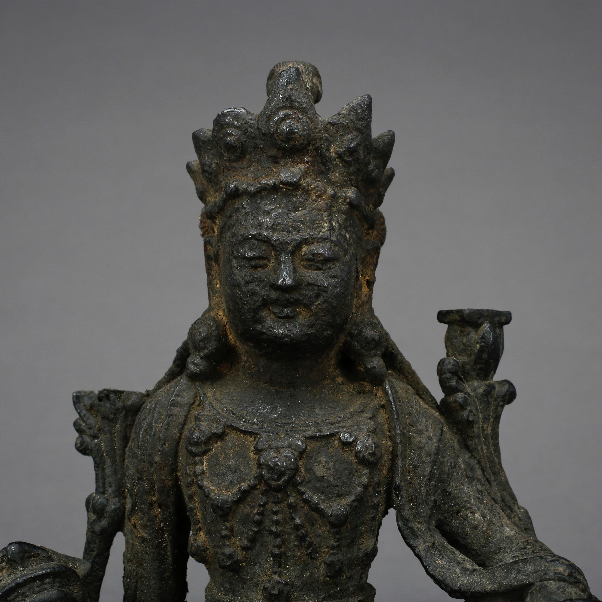 BUDDHA, järn, troligen 1900-tal.