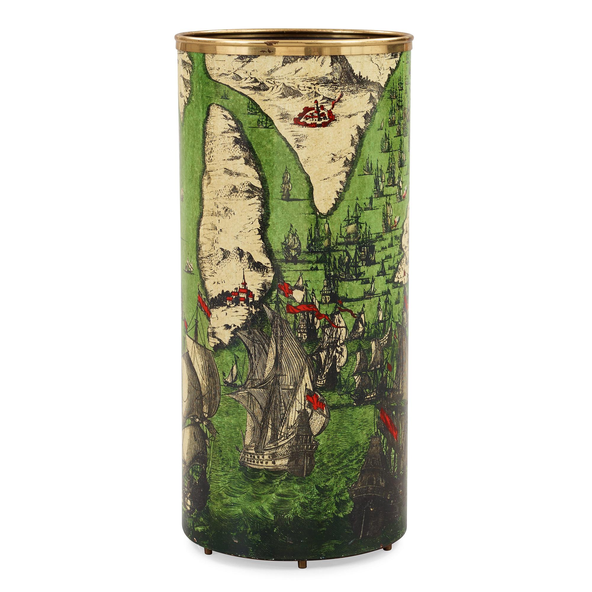 Piero Fornasetti, an umbrella stand, Milano, Italy.