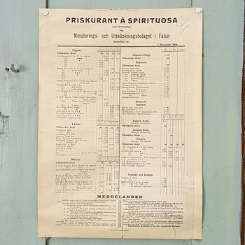 Skåp, allmoge, daterat 1816.