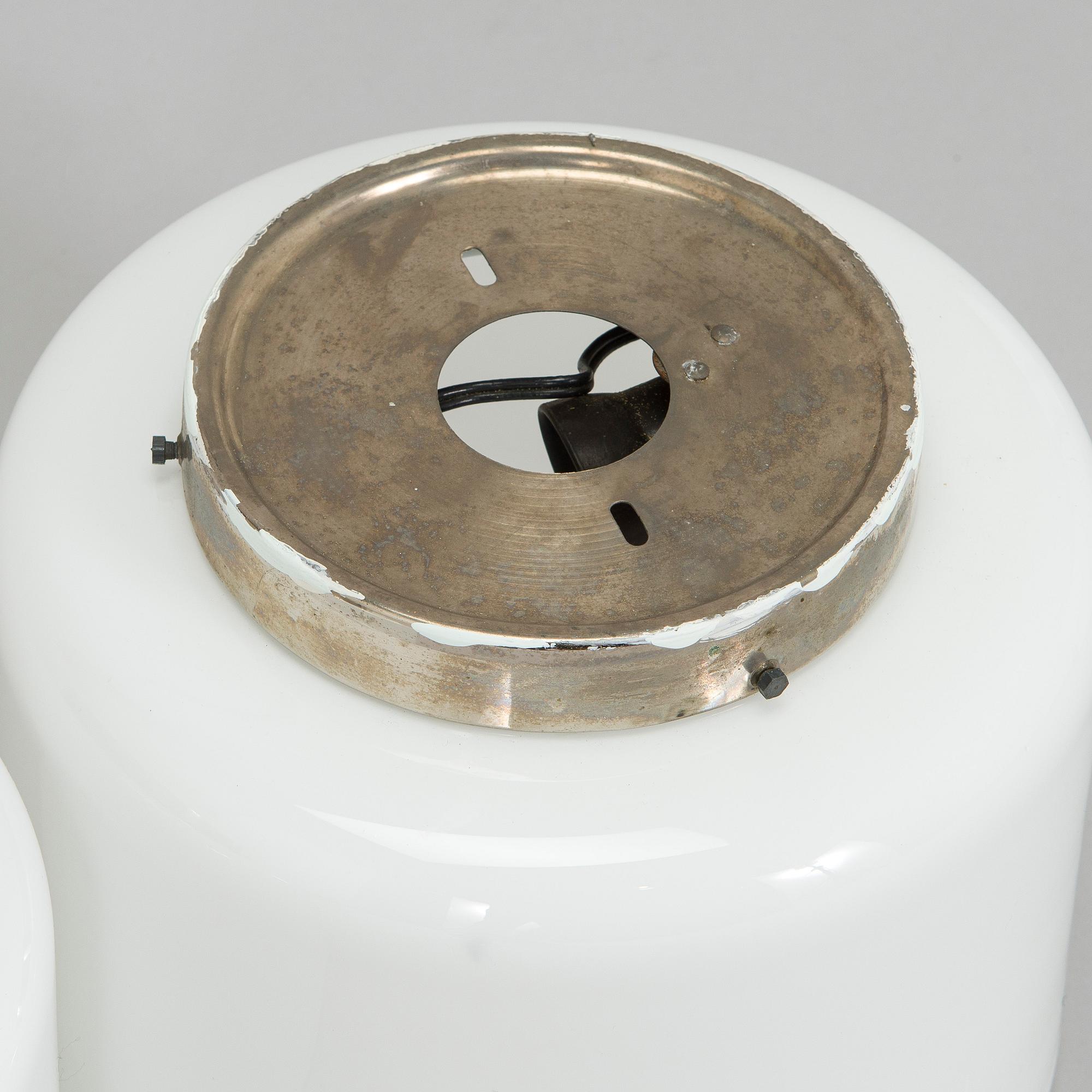 Paavo Tynell, A set of two 1930s ceiling light '2028', Taito.