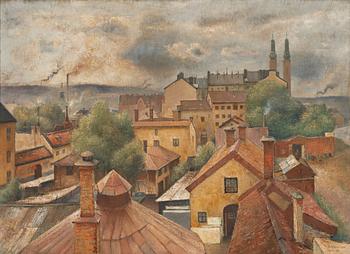 Åke Nothberg, oil on panel, signed and dated 1939 (replica 1950).