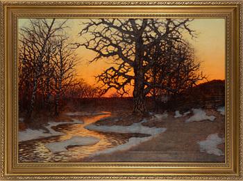 Edvard Rosenberg, Skymningslandskap.