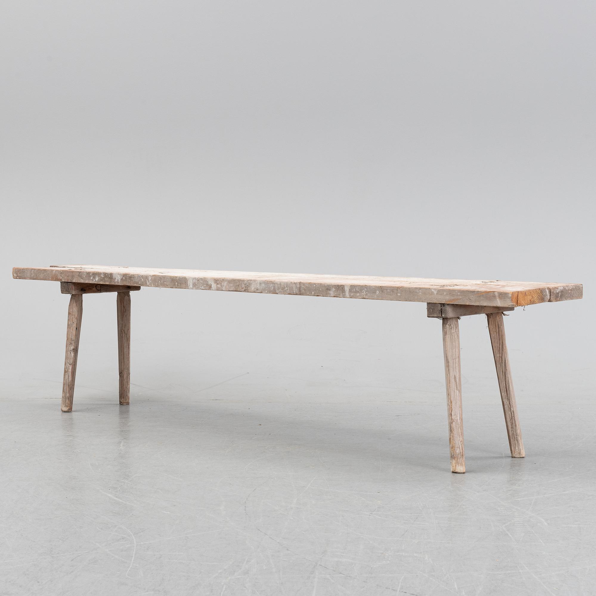 A 19th Century garden bench.