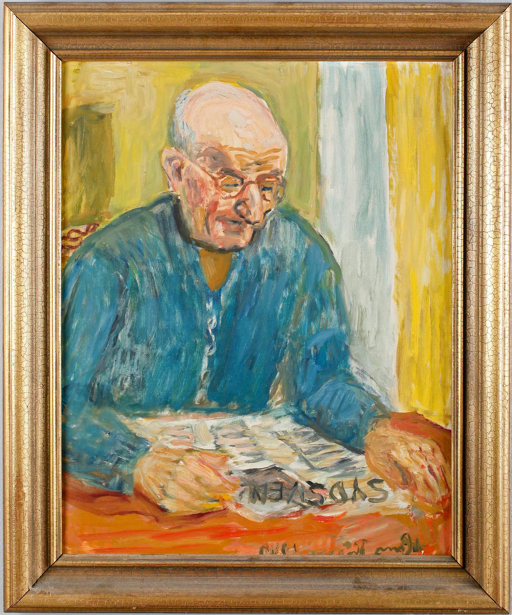 HANS RYGGEN, olja på duk, signerad och otydligt daterad.
