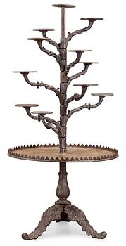 494. A J & CG Bolinder cast iron flowerstand, Sweden, ca 1900.