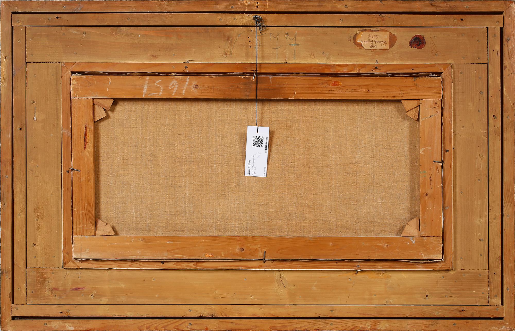 A L TERNI, olja på duk, signerad.