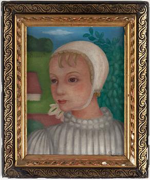 313. Hélène Perdriat, Portrait of a young girl.