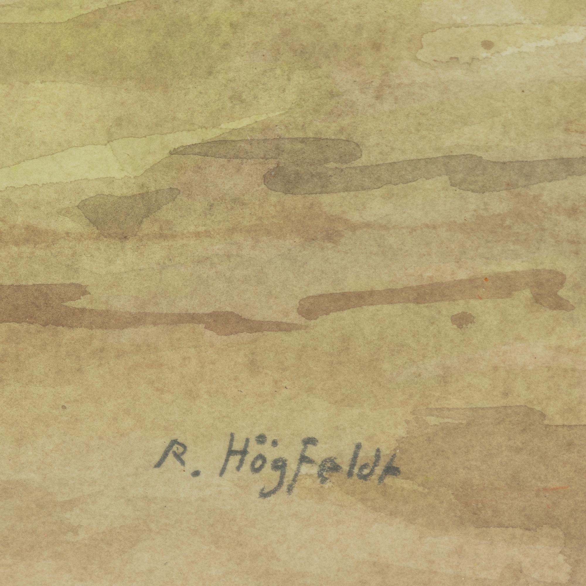 Robert Högfeldt, Dans på stranden.