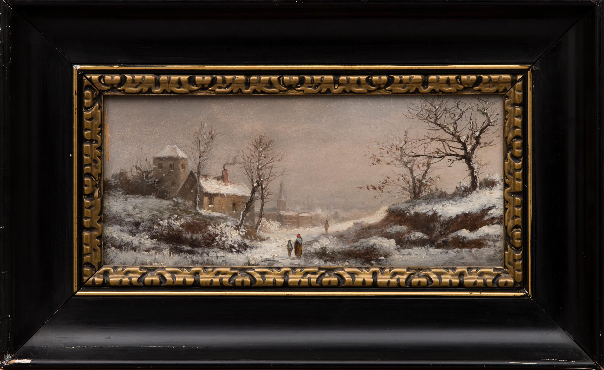 CHARLOTTE PIEPENHAGEN, oil on board. Unsigned.