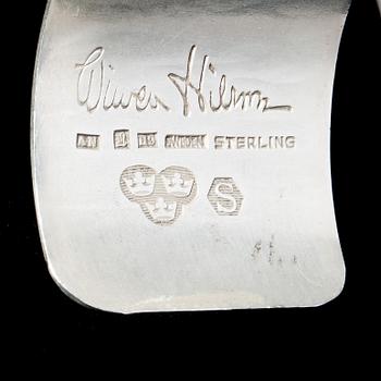 ARMRING, silver, Wiwen Nilsson, Lund, 1958, vikt ca 37g.