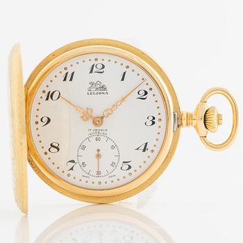 Fickur, 18k guld, Leijona, 49 mm.