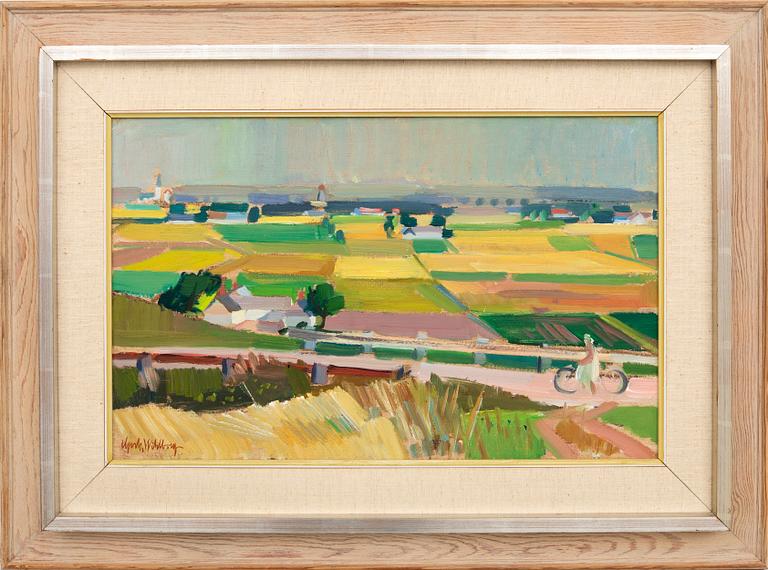 Gerhard Wihlborg, "Plain in Harvest Time, Valleberga".