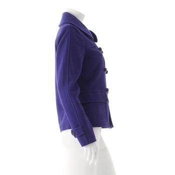RALPH LAUREN, a purple wool jacket. Size 8.