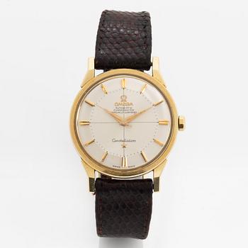 Omega, Constellation, Chronometer, "Pie-pan", wristwatch, 34 mm.