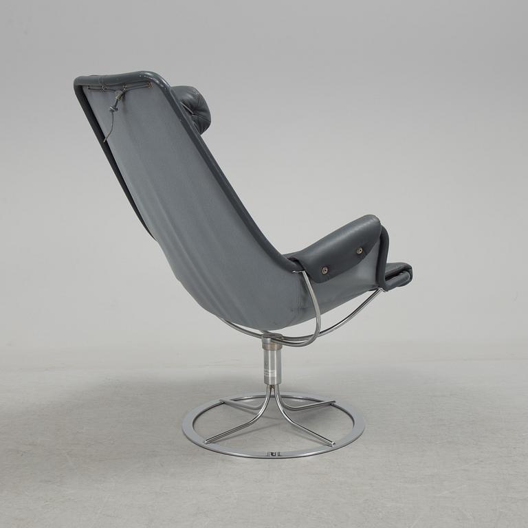 BRUNO MATHSSON, a leather upholstered 'Jetson' armchair from Dux, 1990's.