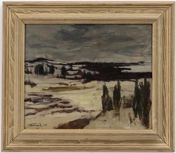 Juhan Nõmmik, Vinterlandskap.