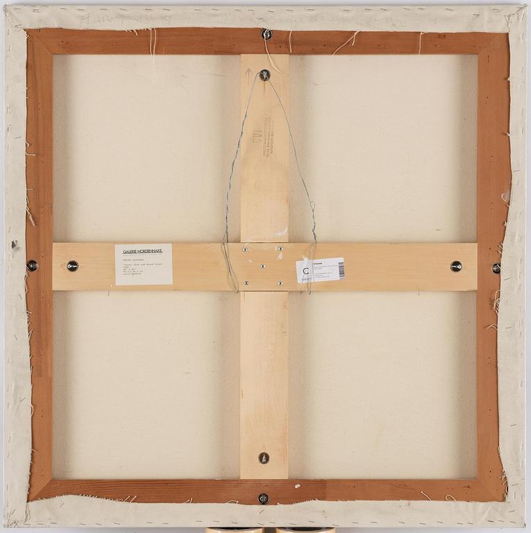 Harvey Quaytman, "Ivory, Slat and Black Glass".