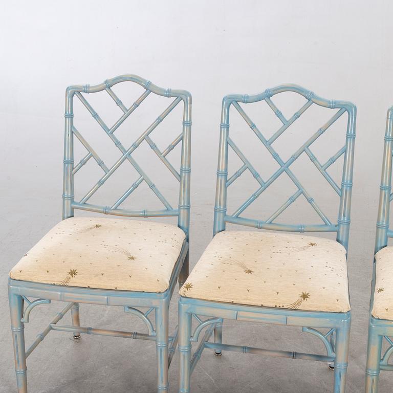 A SET OF FOUR MIRANDA OF SWEDEN CHAIRS.