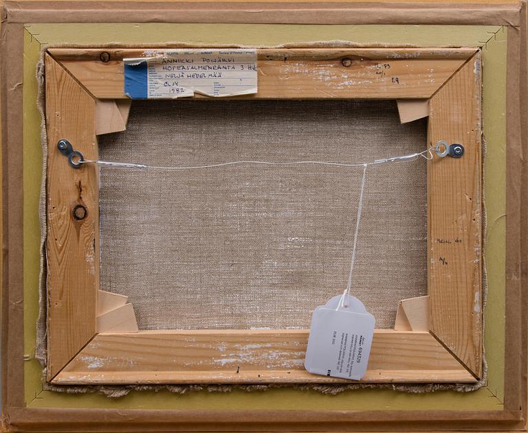 ANNIKKI POIJÄRVI, olja på duk, signerad och daterad -82.