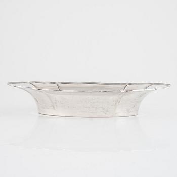 A silver bowl, 20th Century.