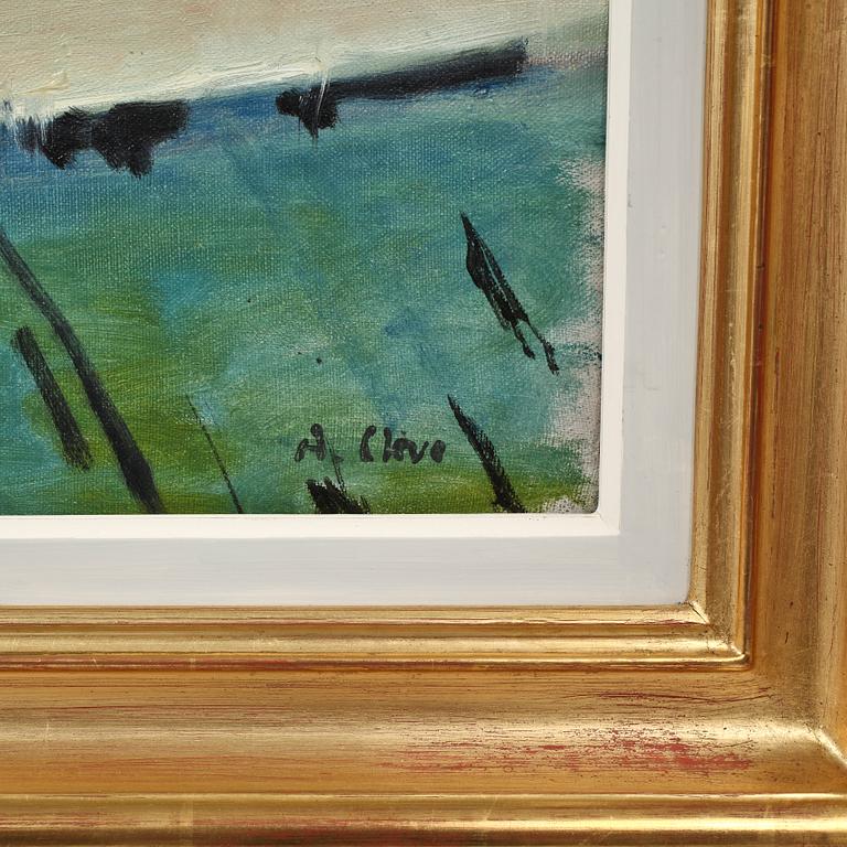 AGNES CLEVE, olja på duk, sign.