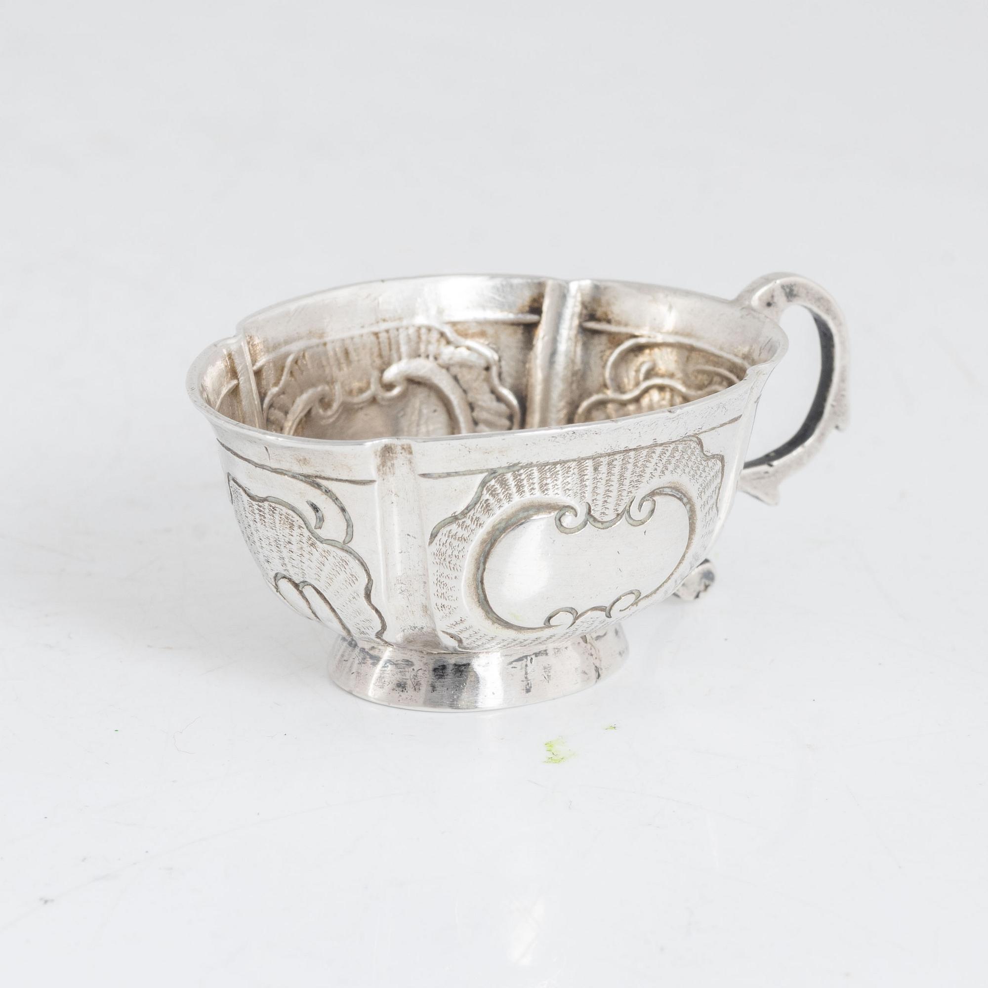 Charka, silver, Ryssland, möjligen av mästare Grigorij Iwanow Serebrjanikow (verksam 1745-1768), Moskva.