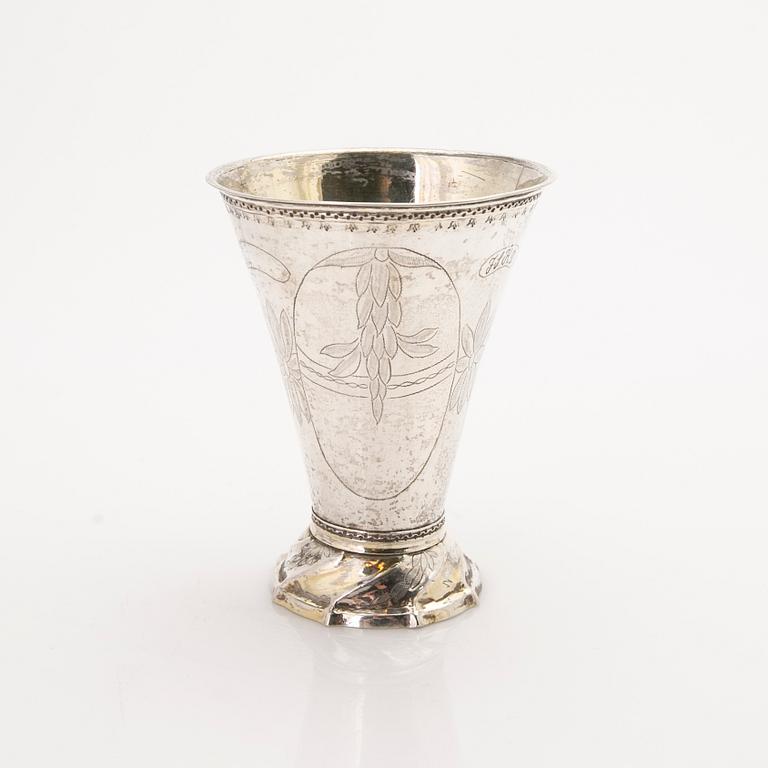 Beaker, Nils Grubb, Hudiksvall, 1789.