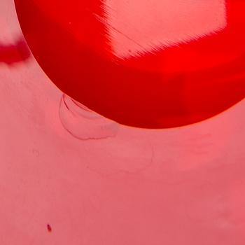 SKÅL, glas, signerad S. Hopea Nuutajärvi Notsjö -63.