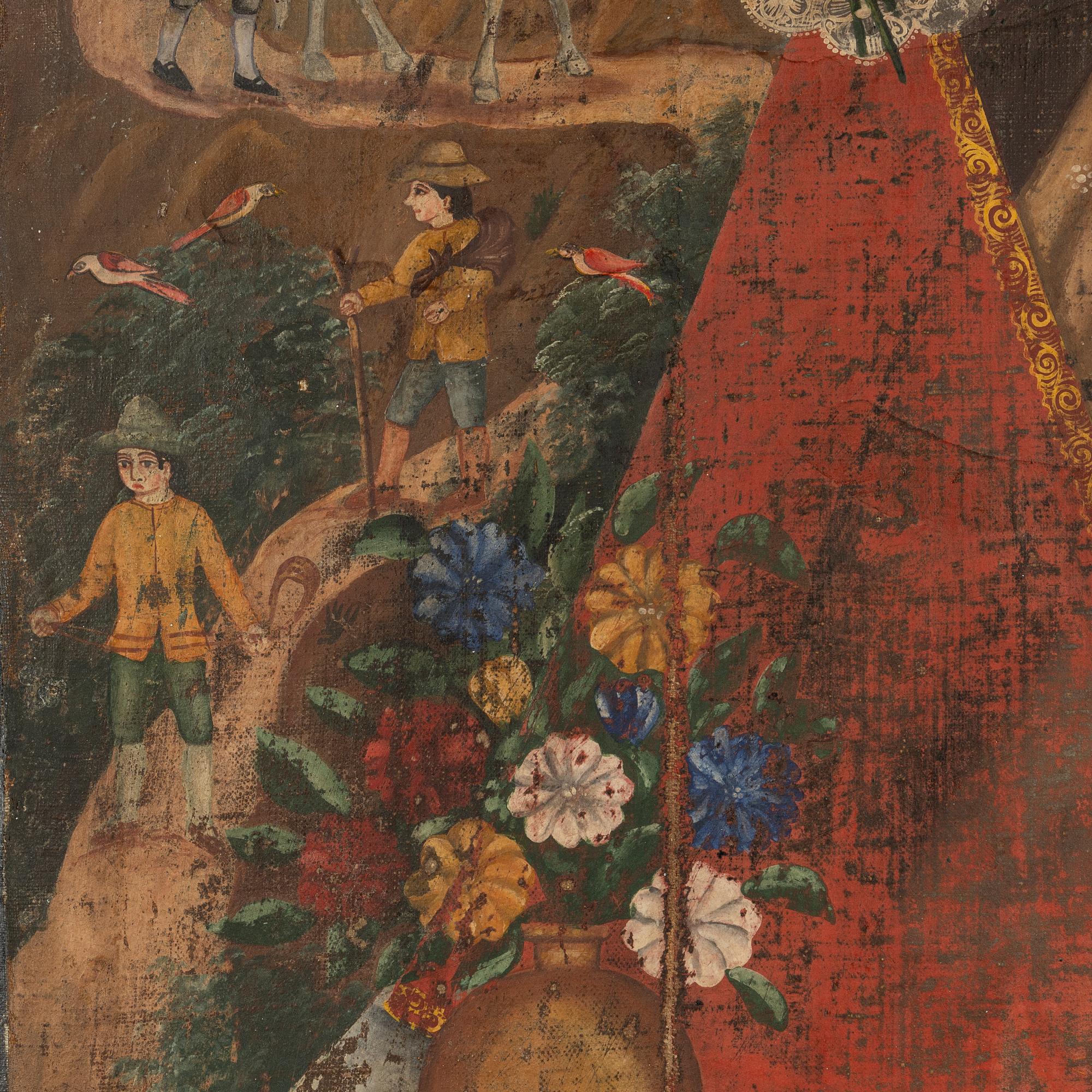 Cuzco School, 17th/18th century, Madonna with Child.