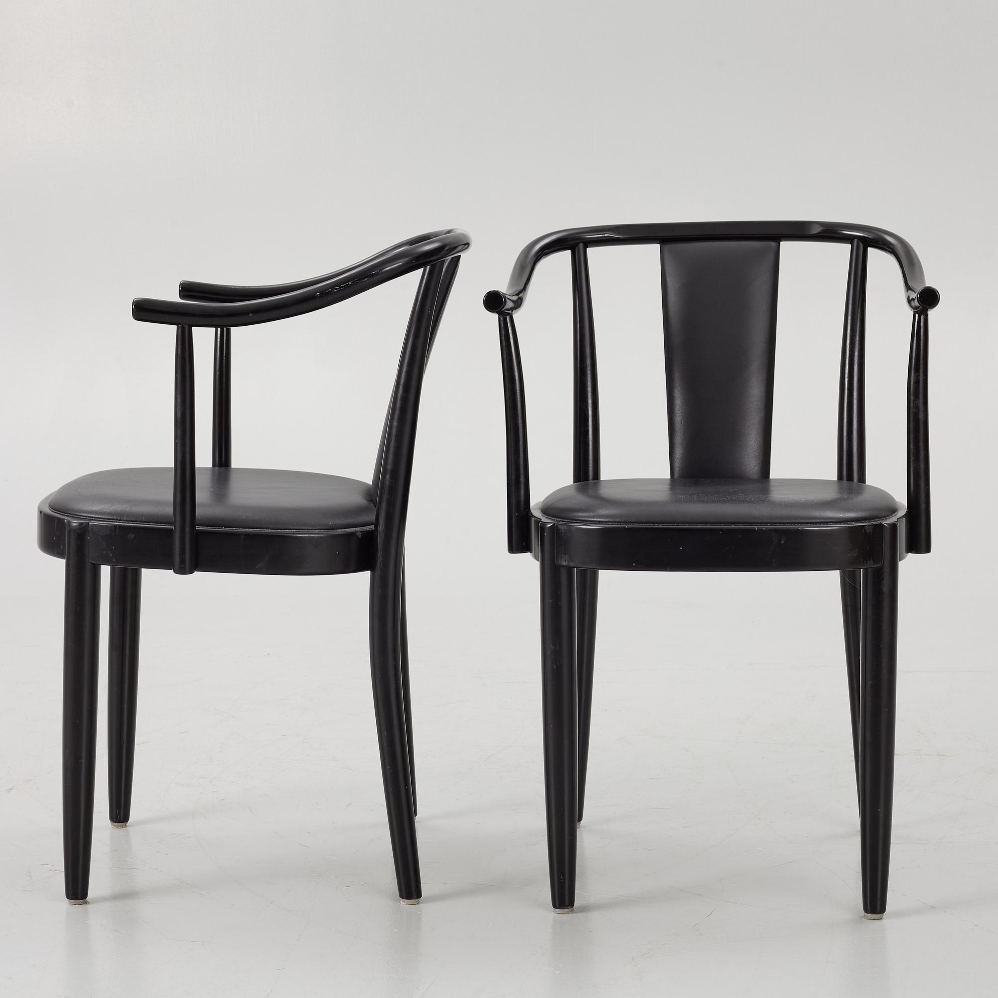 Peter Celsing, karmstolar, 6 st. modell 1514, Gemla Diö, 1994.