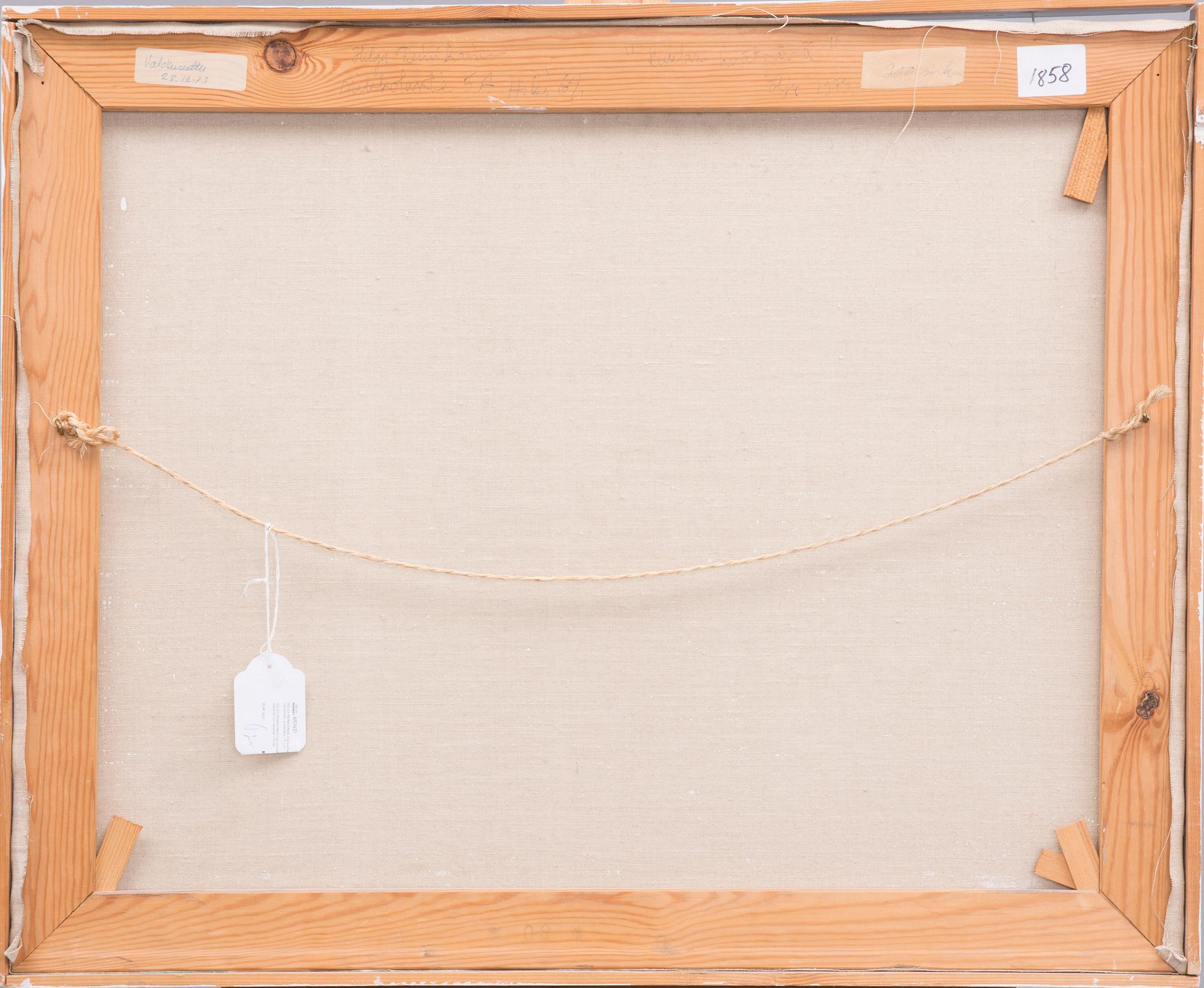 HELGA REINIKAINEN, olja på duk, signerad och daterad -73.