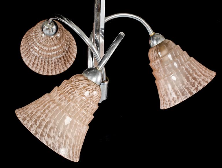TAKLAMPA, art deco, 1930-tal. Höjd ca 65 cm.