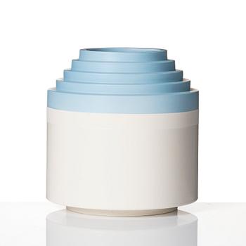 Ettore Sottsass, vaser, 2 st, Bitossi Ceramiche, Montelupo, Italien 2000-tal.