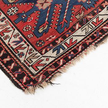 Rug, "Sunburst", Kazak, circa 250 x 137 cm.