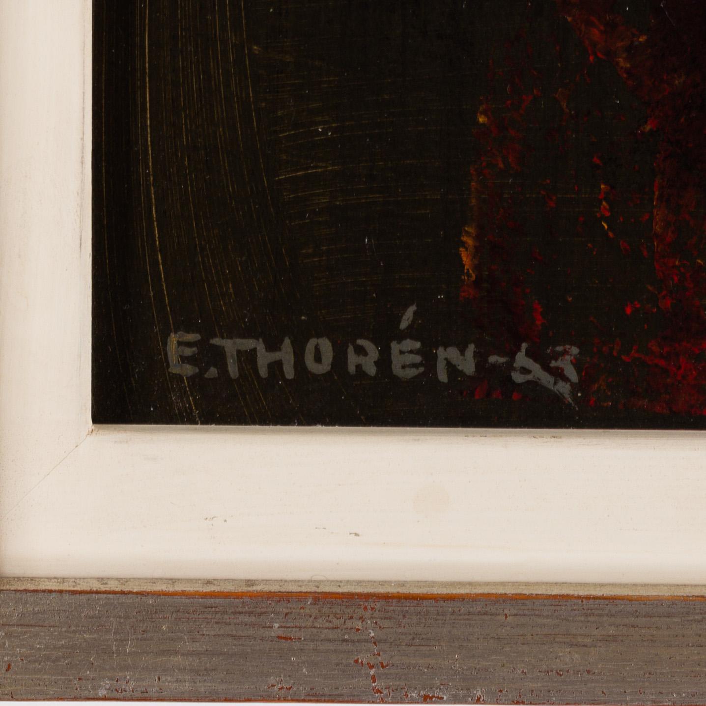ESAIAS THORÉN, oil on panel, signed and dated -63.