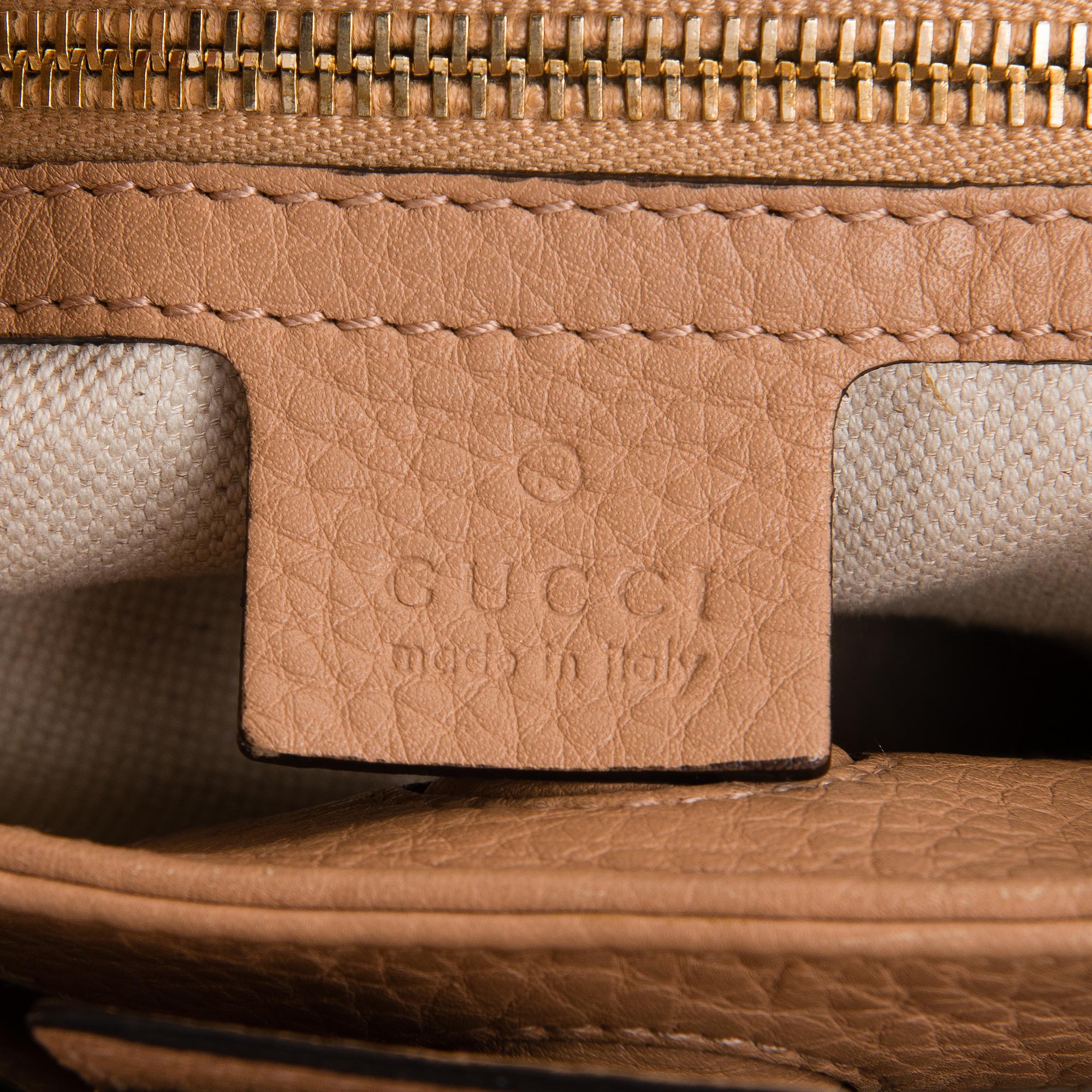 GUCCI, väska, "Small Bamboo leather shopper".