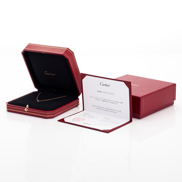 Cartier, kaulakoru, "d'Amour", 18K kultaa ja timantti n 0.09 ct.