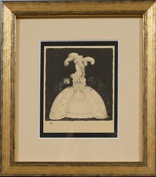 John Bauer · JOHN BAUER, litografi, osignerad.