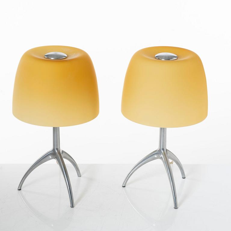 Rodolfo Dordoni, a pair of  'Lumiere' table lamps, Foscarini.