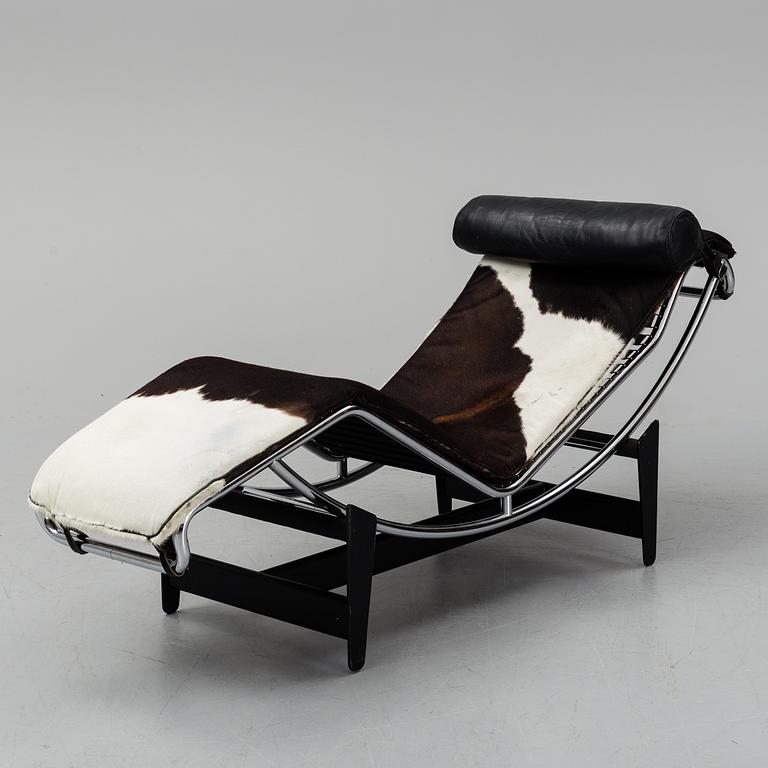LE CORBUSIER, PIERRE JEANNERET, CHARLOTTE PERRIAND an LC4 chaise longue, Cassina, Italy.