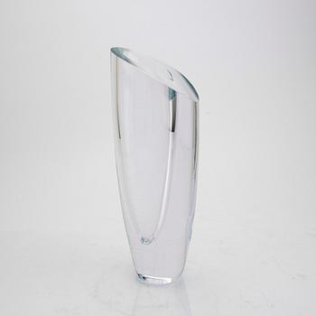 Göran Wärff, a signed glass vase from Kosta Boda.