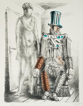 145. Giorgio de Chirico, "Il retorno del figliuol prodigo I", from: "Metamorphosis".