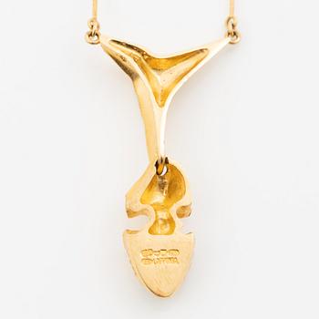 Björn Weckström, necklace 18K gold, "Kaira", Lapponia 1979.