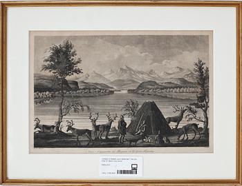 ETSNING samt GRAFISKT TRYCK. Efter JF Martin resp Akvel.