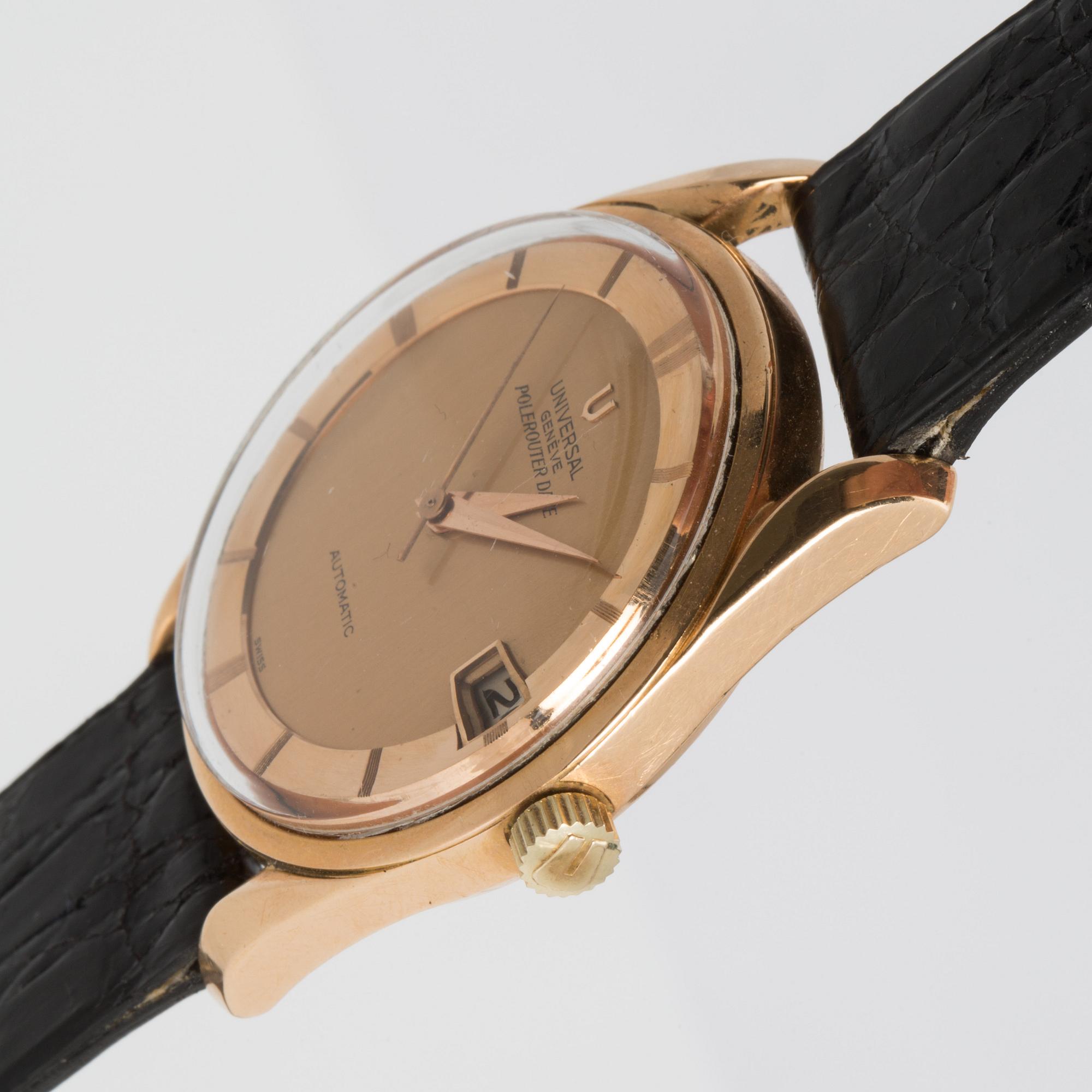 UNVERSAL GENÈVE, Polerouter Date, armbandsur, 34 mm,.