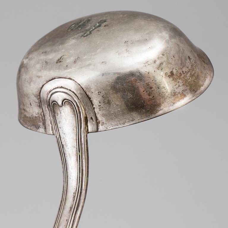 PEHR ZETHELIUS, a silver soup spoon, Stockholm 1803. W 280 g.