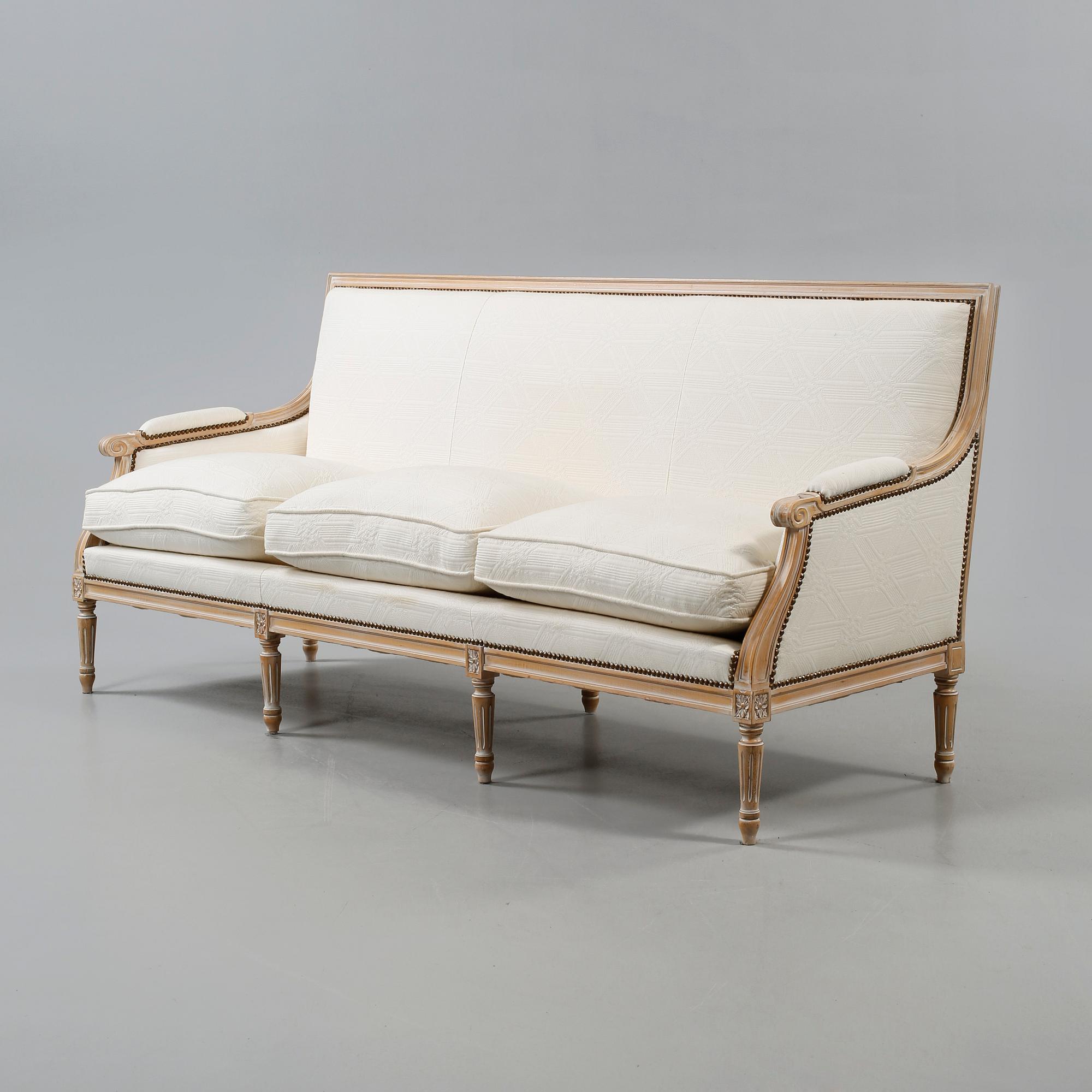 SOFFA, gustaviansk stil, 1900-talets slut.