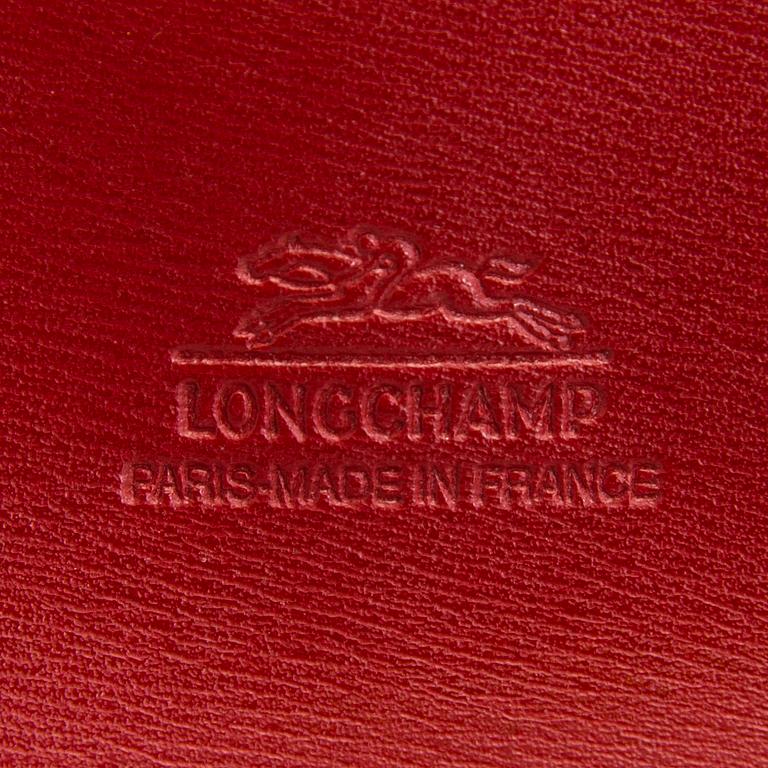 Longchamp, "Roseau" väska samt börs.