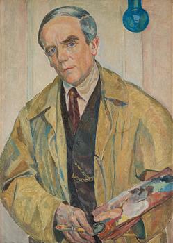 573. Mollie Faustman, Carl Wilhelmson's self-portrait from 1927 (copy after Wilhelmson's original in Galleria degli Uffizi, Florence).