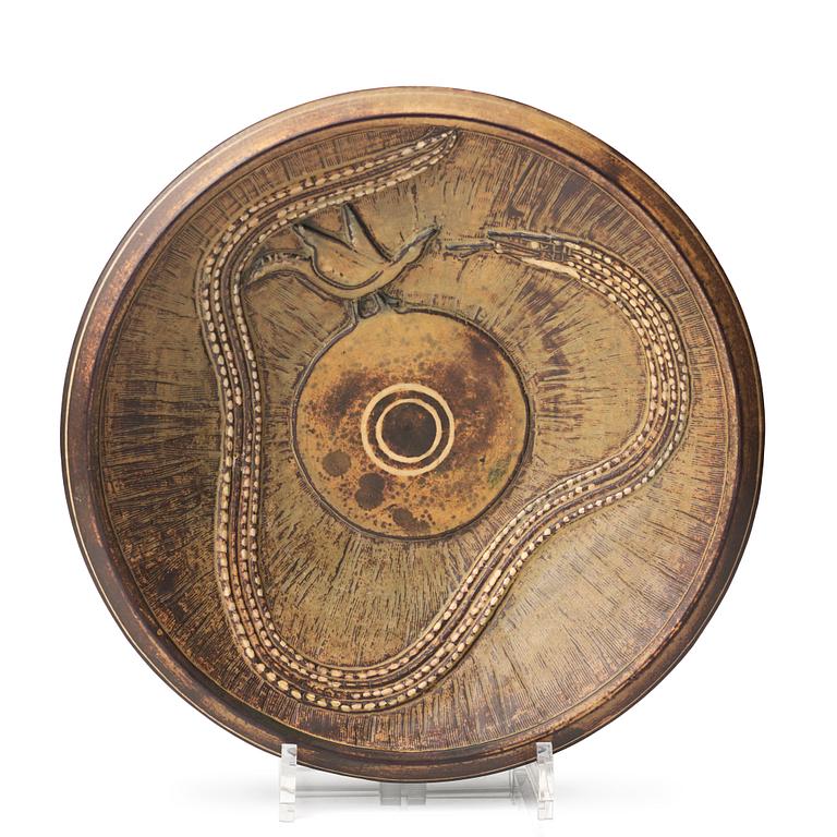 Wilhelm Kåge, a "Farsta" footed bowl, Gustavsberg studio, Sweden 1948.